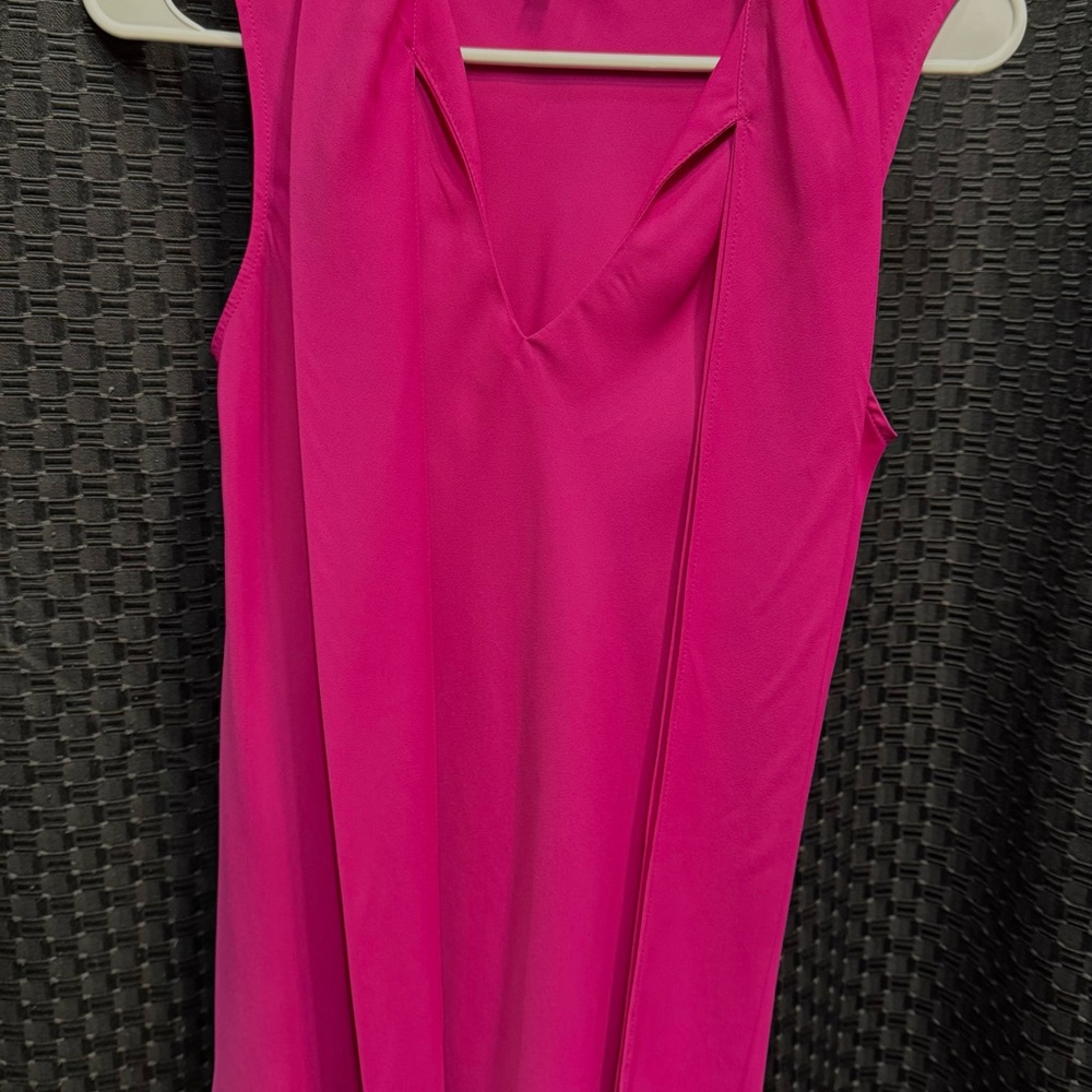 Anne Klein Pink Sleeveless Blouse